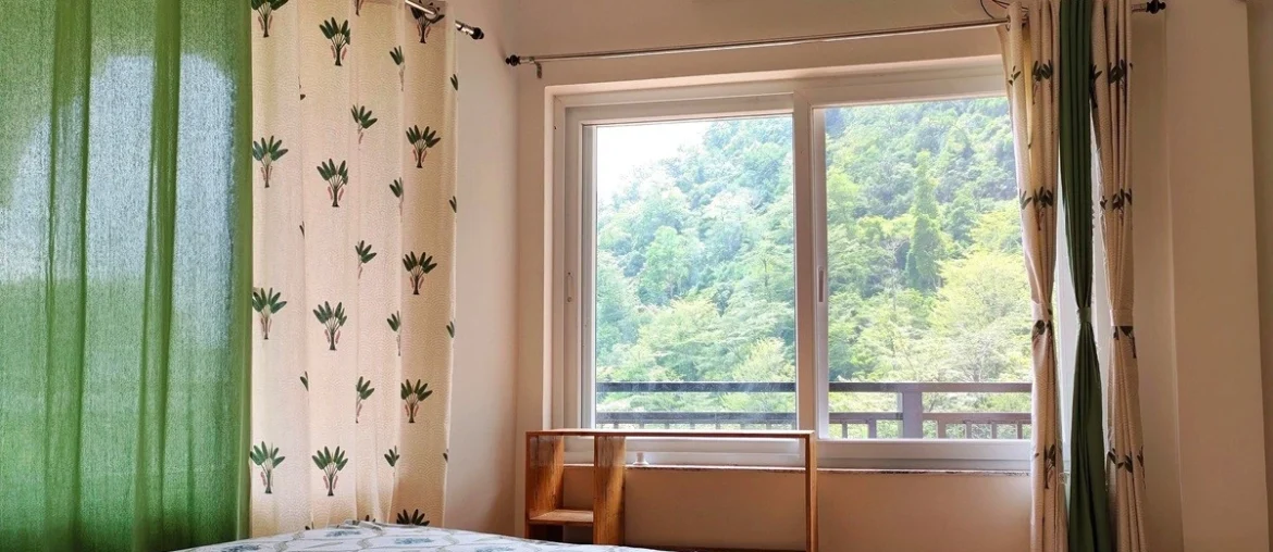 Mountain View Room of Om Homestay Tapovan Rishikesh