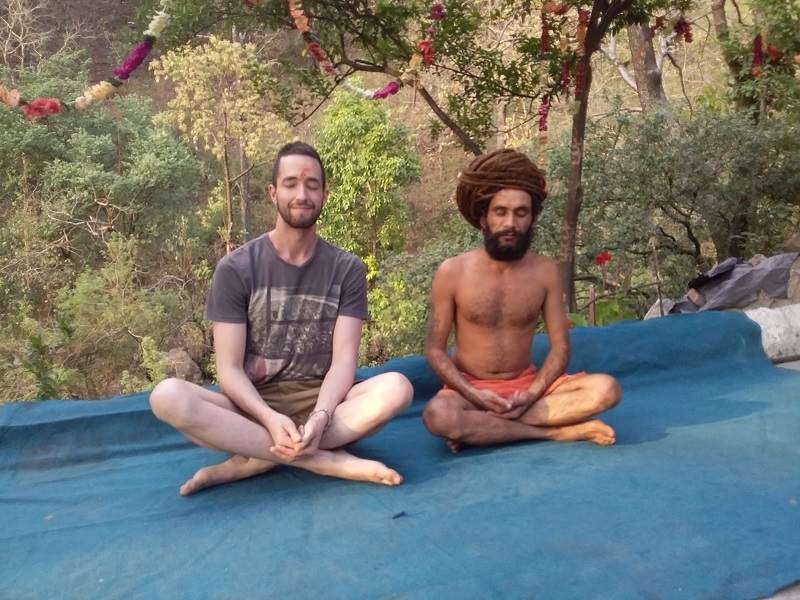 meditation with Mauni Baba