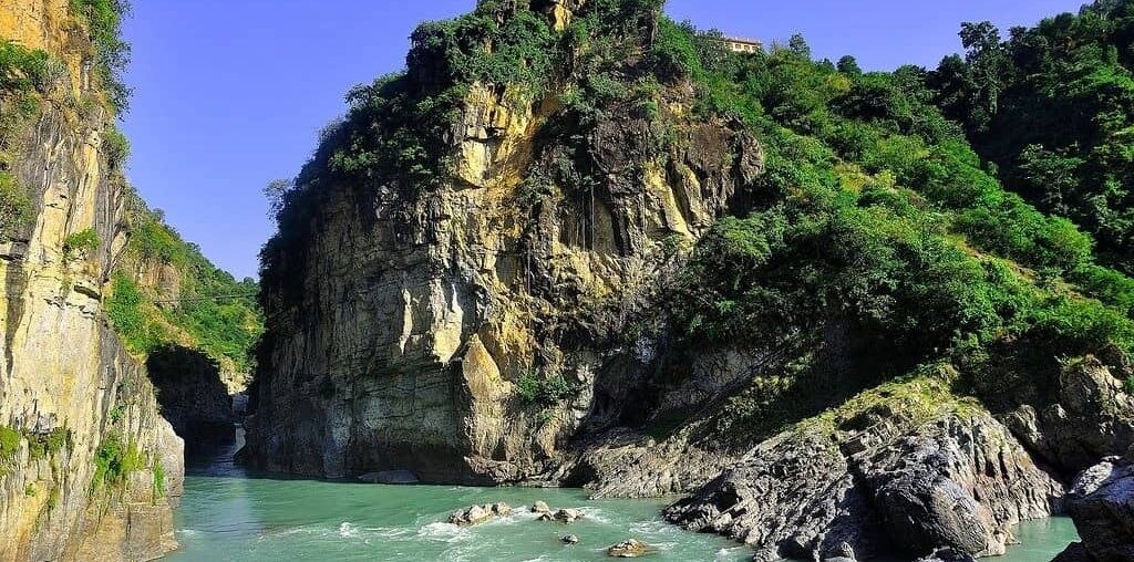 Alaknanda River Koteshwar Mahadev temple Rudraprayag