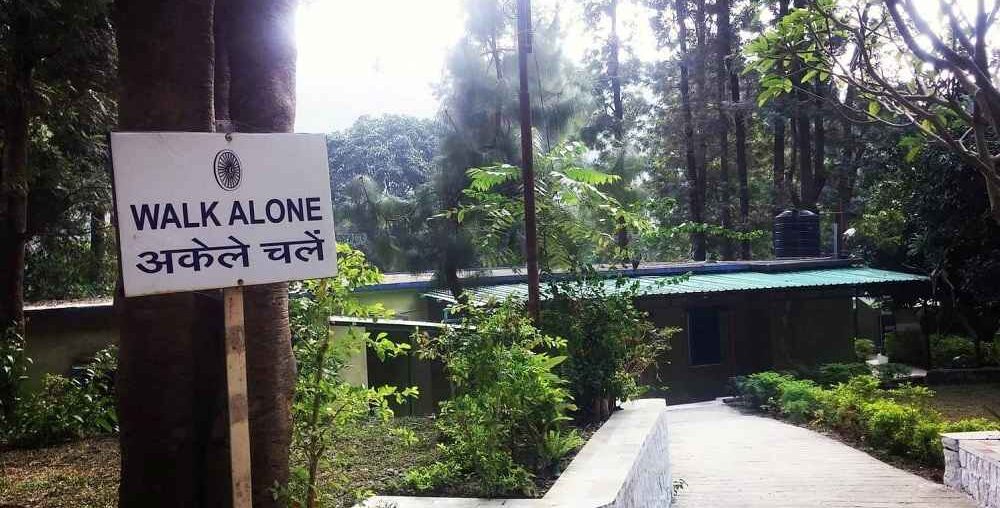 Walk Alone at Vipassana Meditation Course. November