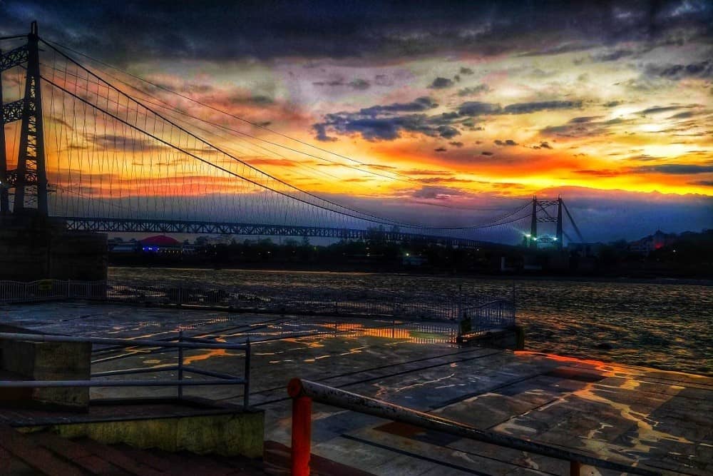 Dusky Evening at Janki Setu Rishikesh