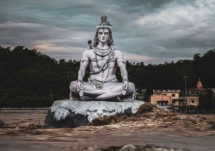 Shiva Statue Parmarth Niketan Ashram