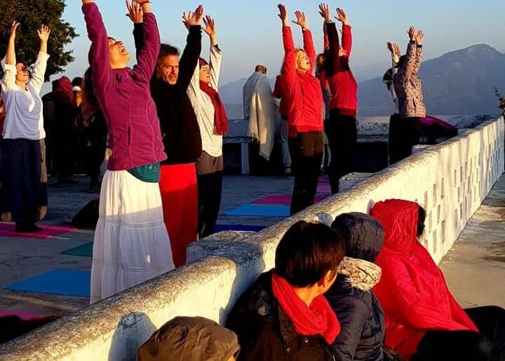 Yoga at Kunjapuri Temple