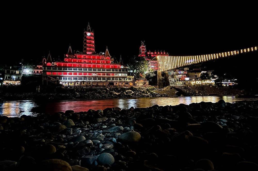 Evening at Sai Ghat Rishikesh