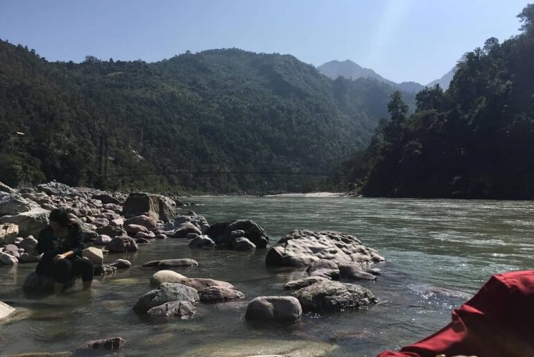 River Bank at Vashishta Cave