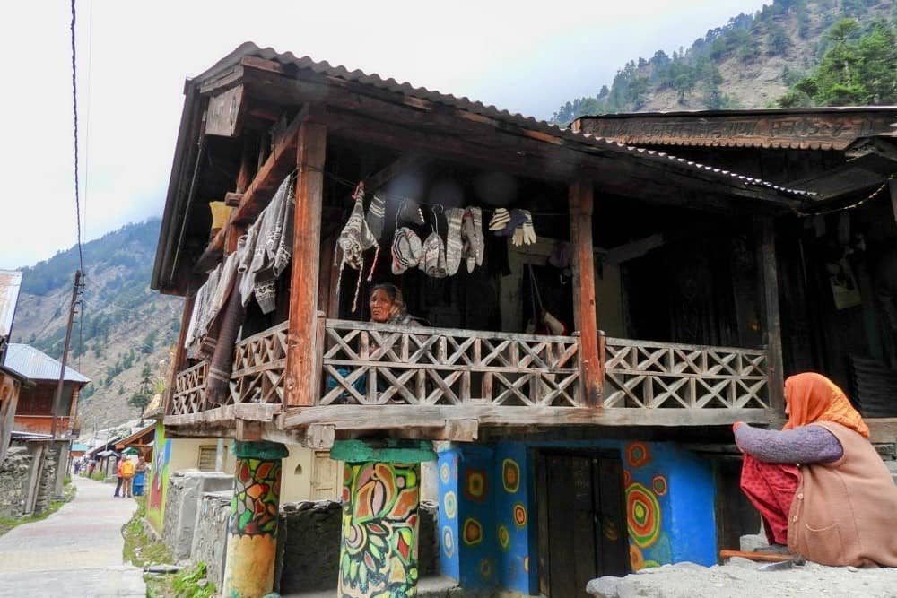 Woolen Shop in Village 