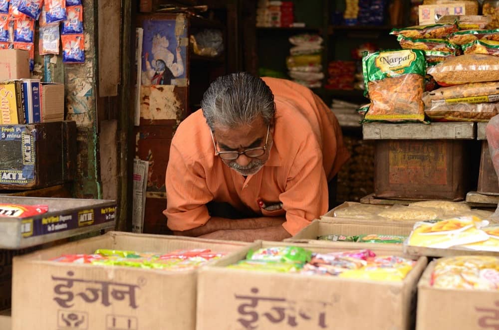 Life in the old part of varanasi