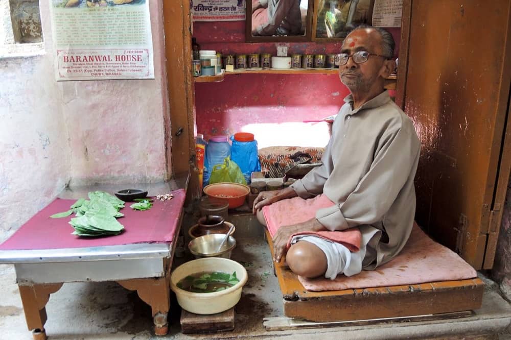 Varanasi Street Food- Paan Shop