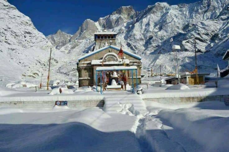 Snowfall Time in Kedarnath