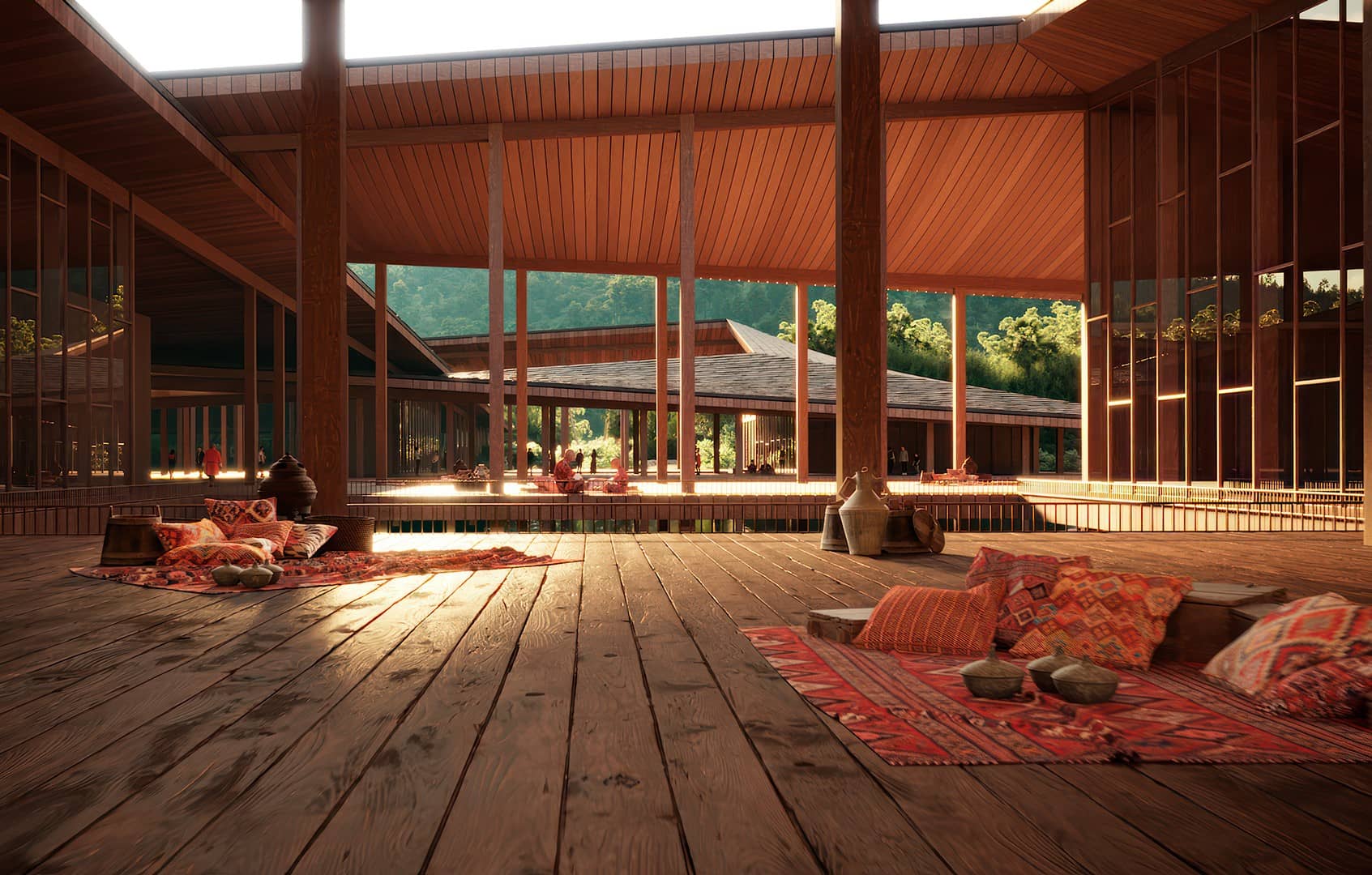 Vajrayana Center-Interior Gelephu