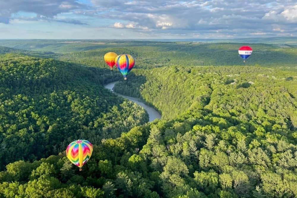 Hot Air Balloon Rides at Pench Tiger Reserve