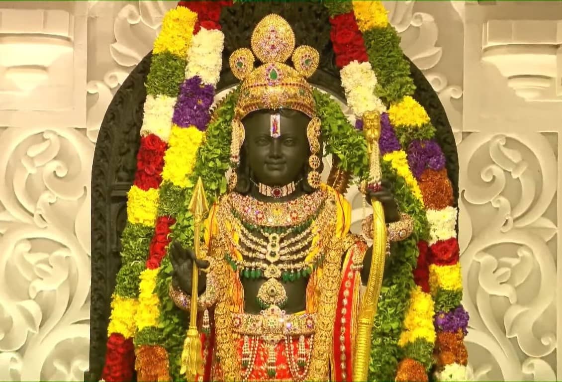 Ram Lalla idol in Ayodhya
