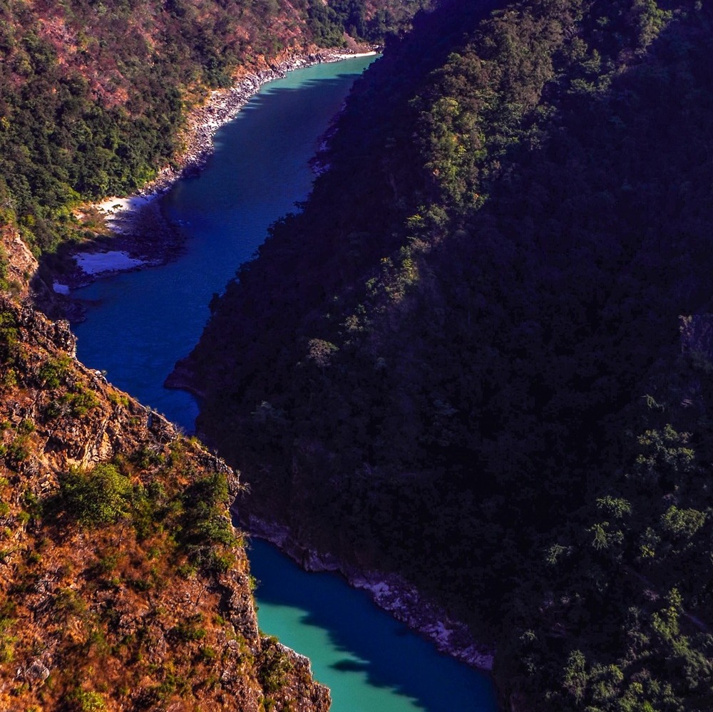River Ganges of Tota Ghati Mahadev Chatti Ridge