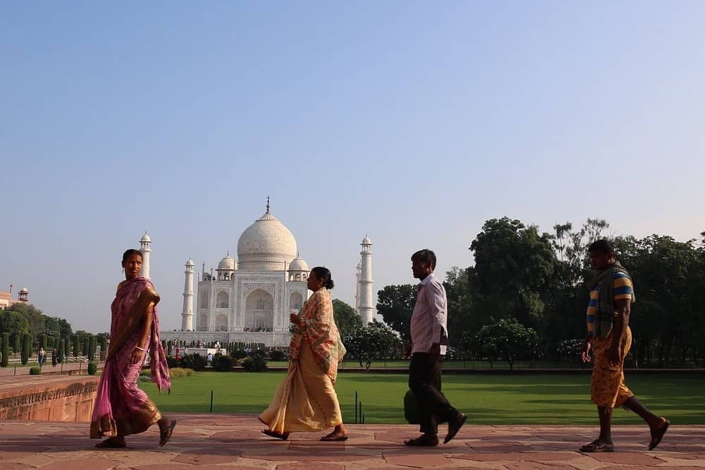 Set Costruzioni Taj Mahal - 3950 Pezzi, Modello Architettura In Micro Blocchi (24x24x20,5 Cm) - Non Compatibile
