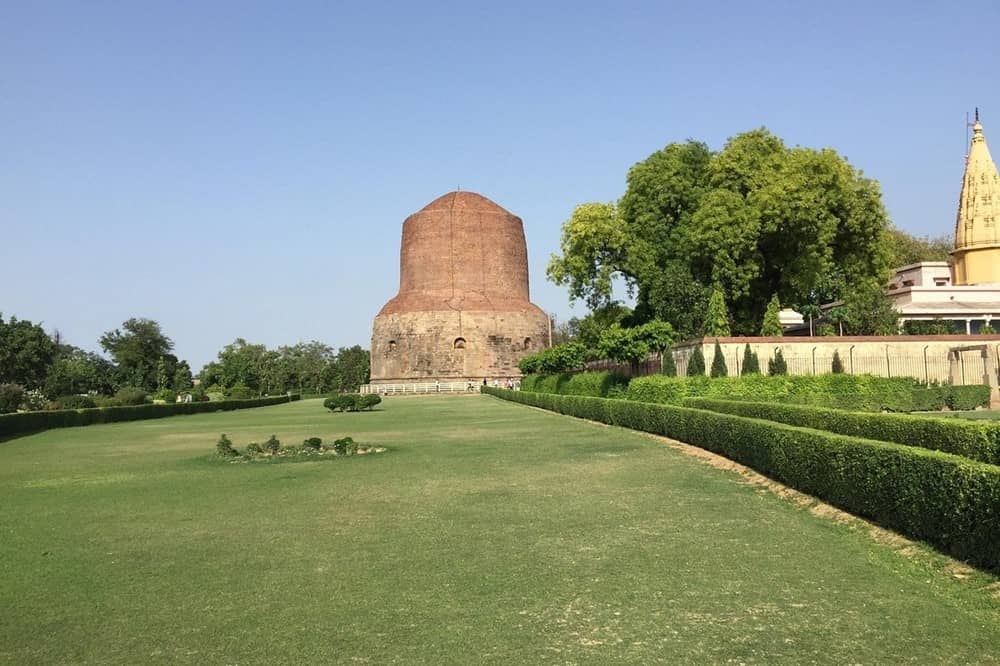 Dhamek Stupa In Varanasi Sarnath