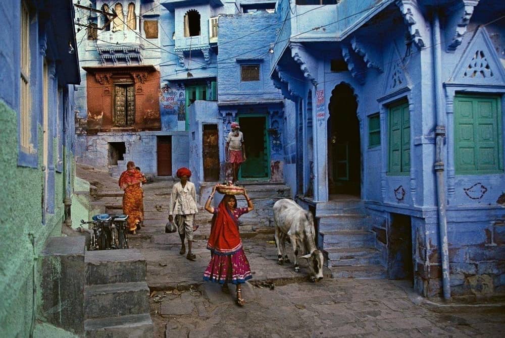 Blue city of India Jodhpur city in Rajasthan