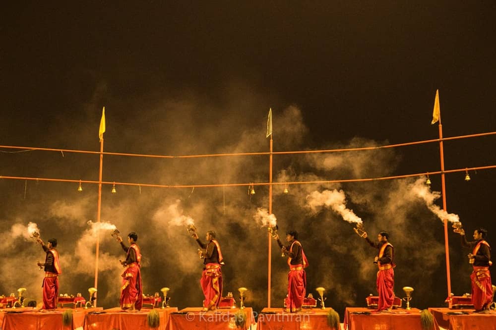 Morning Assi Ghat Ganga Aarti