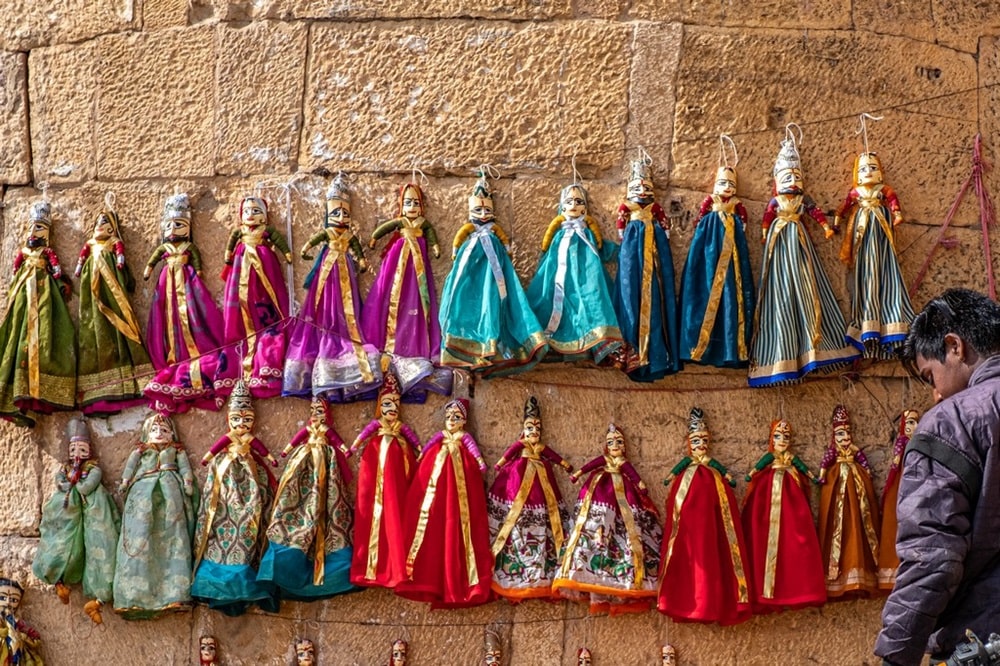 Puppet Street Shops Jaisalmer India