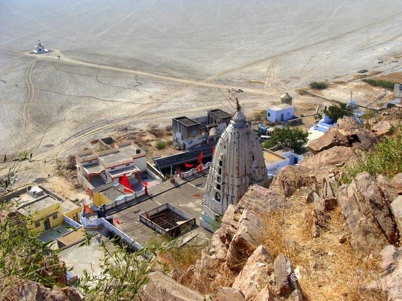 Shakambari Devi Temple at Sambhar Lake Town Rajasthan