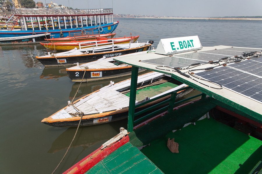 Boats Point at Assi Ghat Varanasi