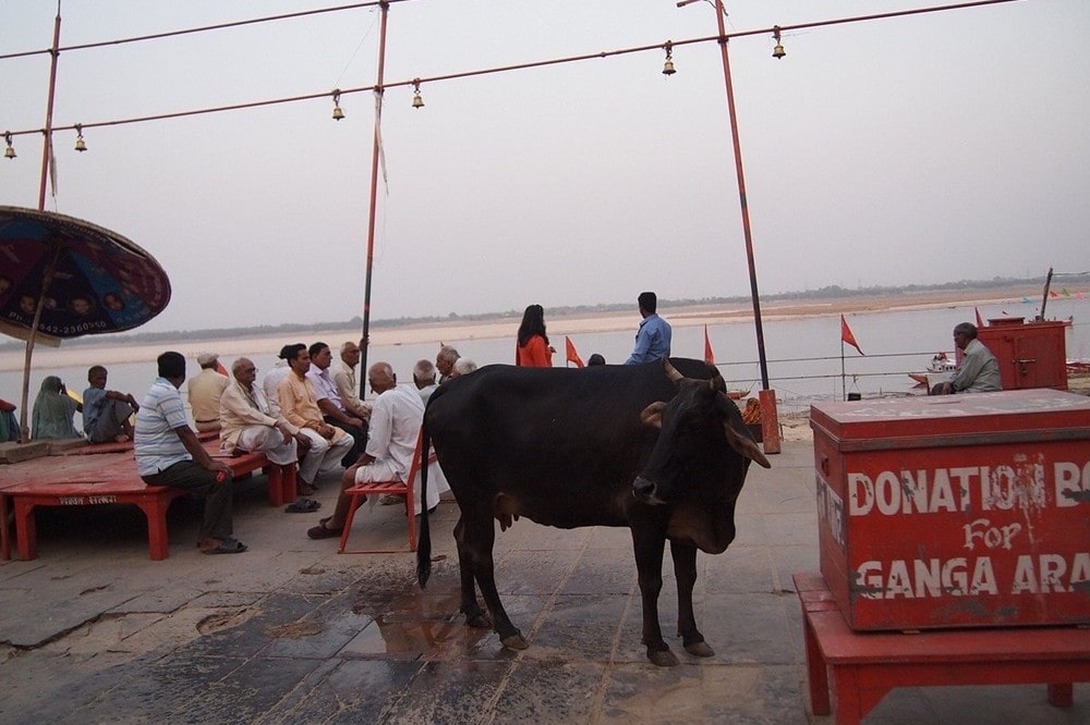 Locals at Ghat