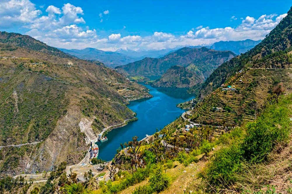 Tehri Lake from Kanatal