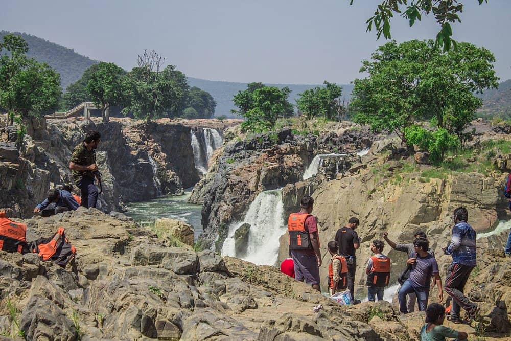 Hogenakkal Falls in Tamil Nadu