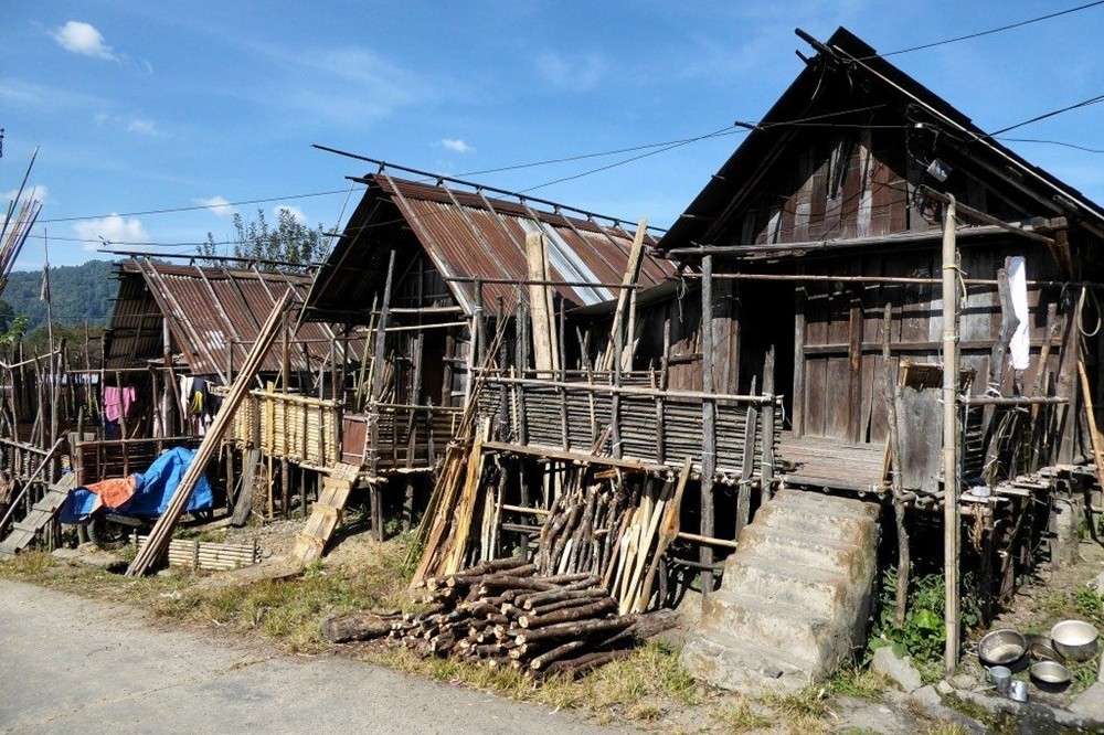 Traditional Apatani houses