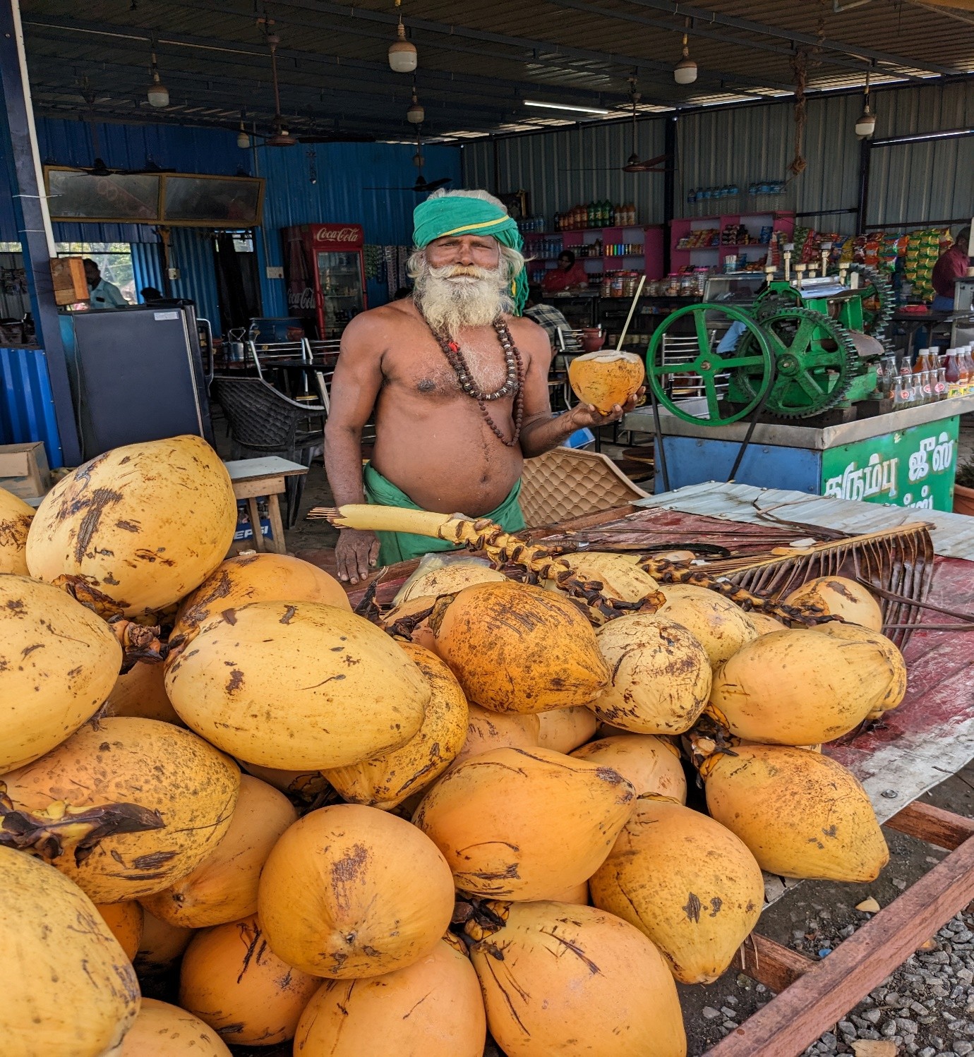 Coconut seller