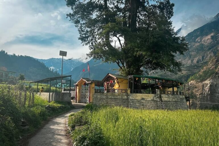 Trail to Urgam Village in the Valley