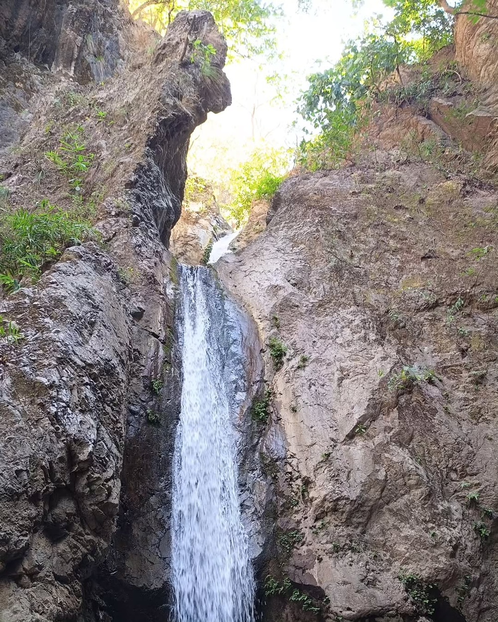 Waterfall Along the route of Kotli Bhel Treak ( Mini Gartang Gali Rishikesh)