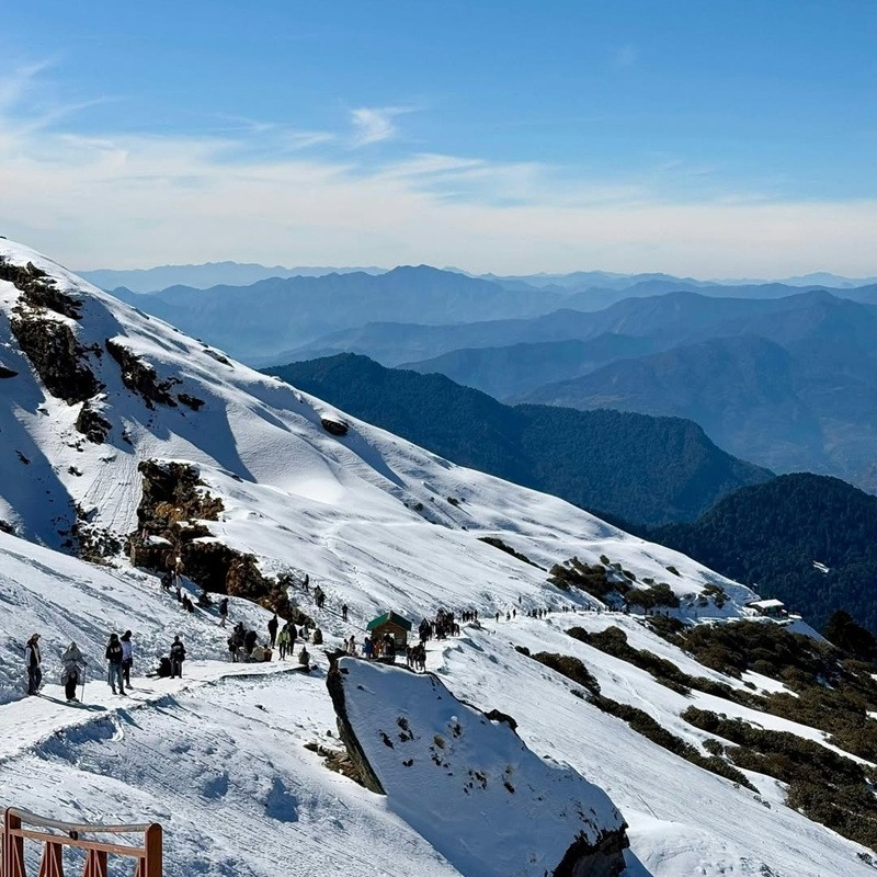 Chopta to Tungnath Distance 3.5