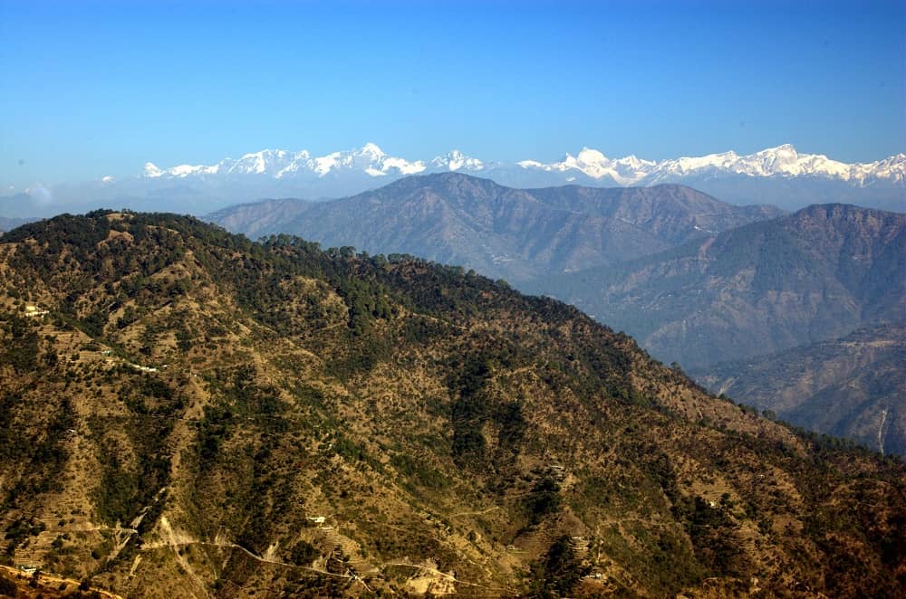 Himalaya Views from the Temple Kunjapuri