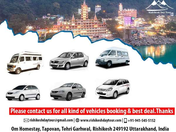 Taxi Service from Delhi Airport & Dehradun Airport to Rishikesh