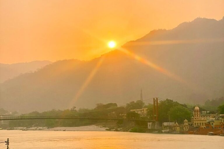 Sunrise in Rishikesh