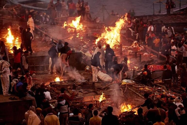 Burning Ghat Varanasi India