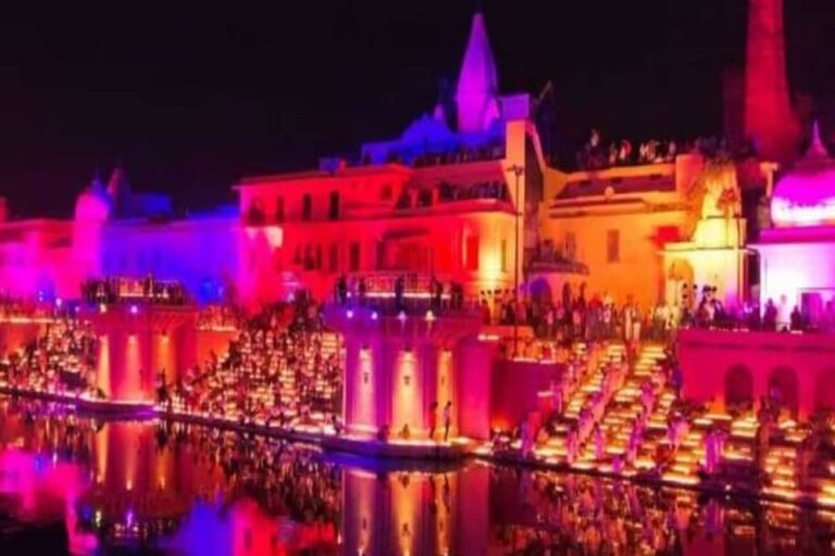 Lotus Fountain in Ayodhya