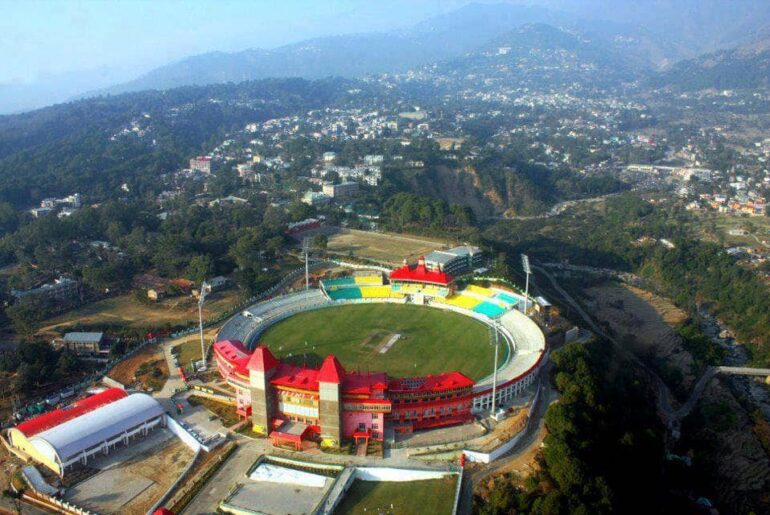 dharamshala stadium view