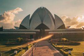 New Delhi to Lotus Temple