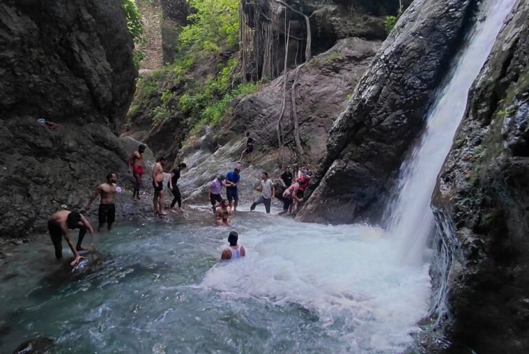 Kotli Bhel Waterfall near Rishikesh