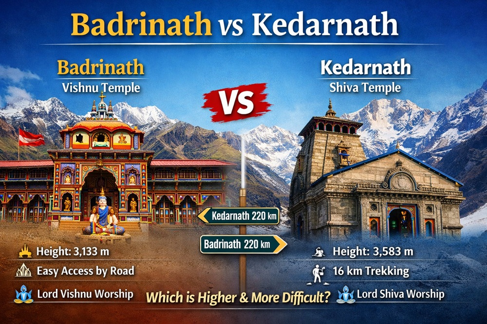Badrinath vs Kedarnath