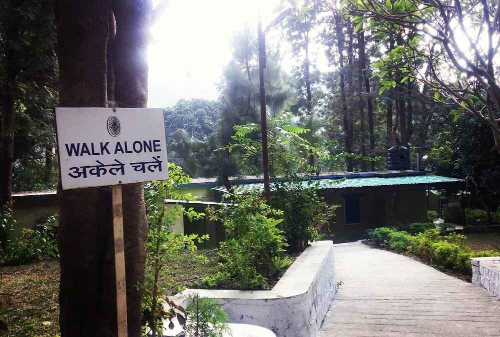 Walk Alone at Vipassana Meditation Course. November