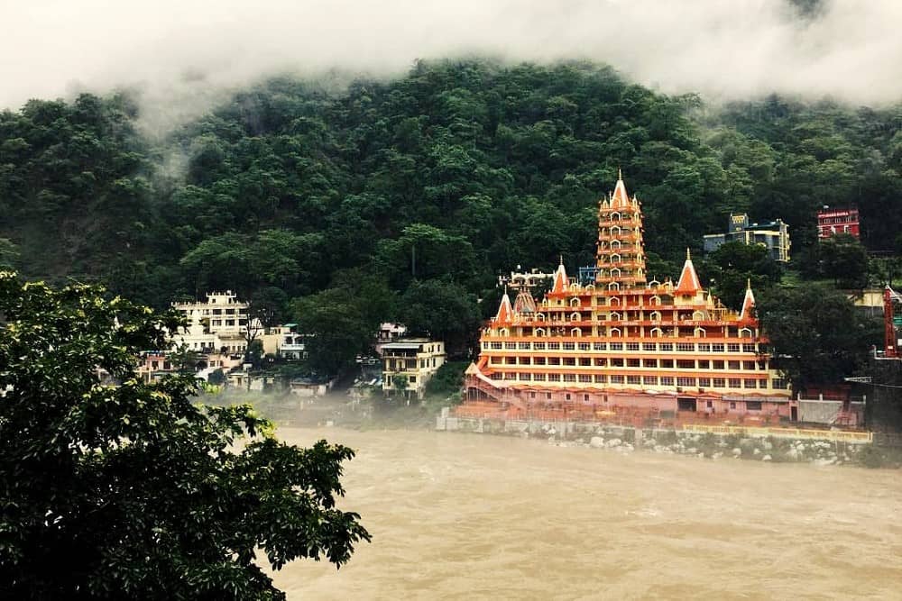 Laxman Jhula area Rishikesh in July & in August