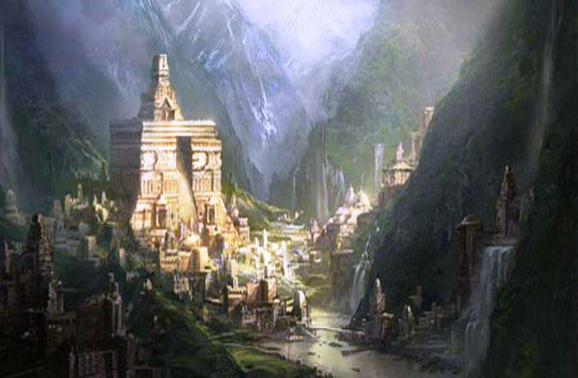 Siddhashram in in the Himalayas