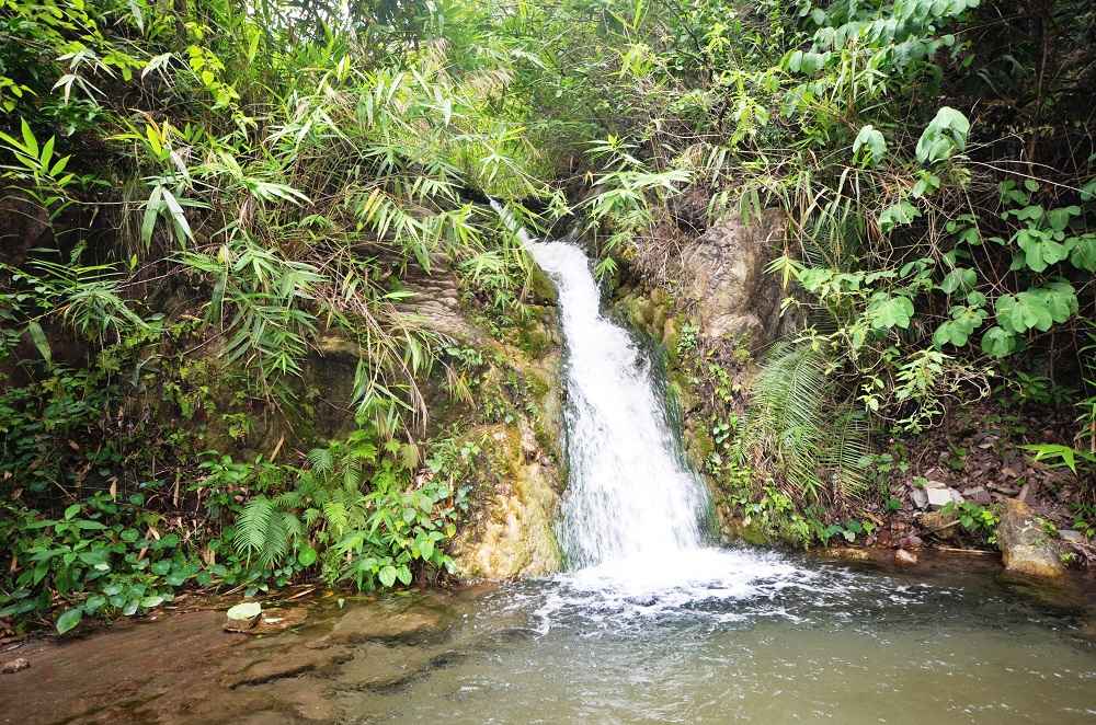Garud Chatti Waterfalls, Rishikesh. It is famous for rappelling also