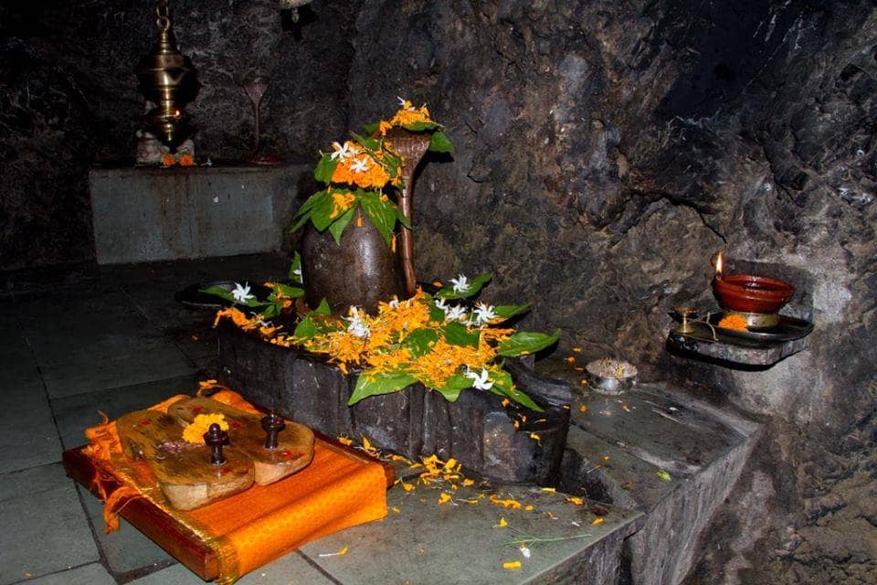 Shivalinga Inside the Vasishtha Cave Rishikeh