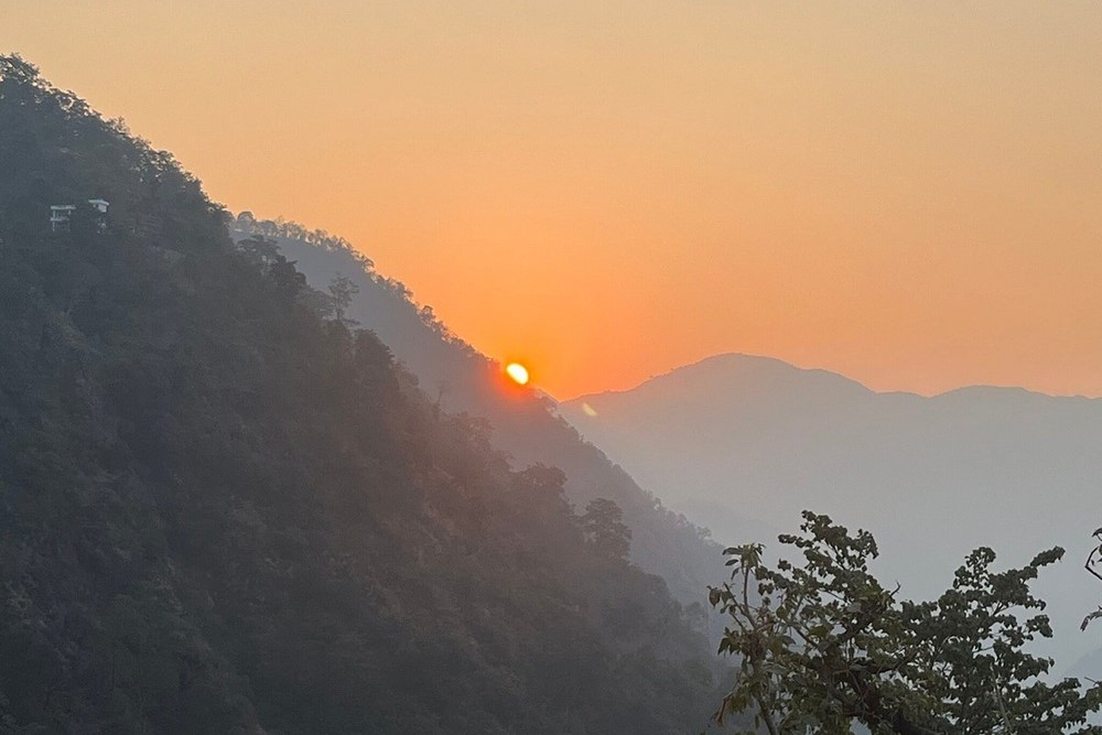 Kyarki Village Sunrise in Rishikesh