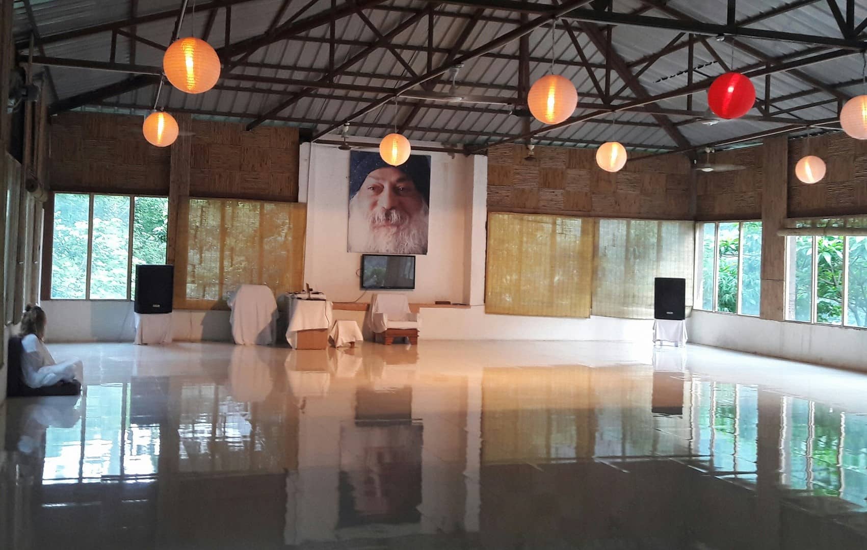 Meditation Hall at Osho Gangadham Ashram