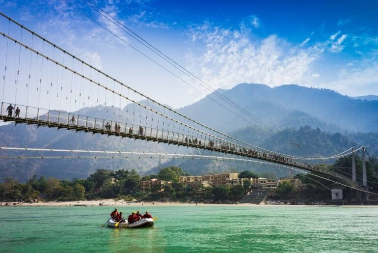 Ram Jhula Bridge Rishikesh