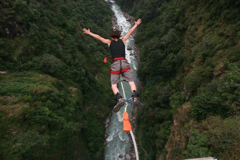 Rishikesh Bungee Jumping Height
